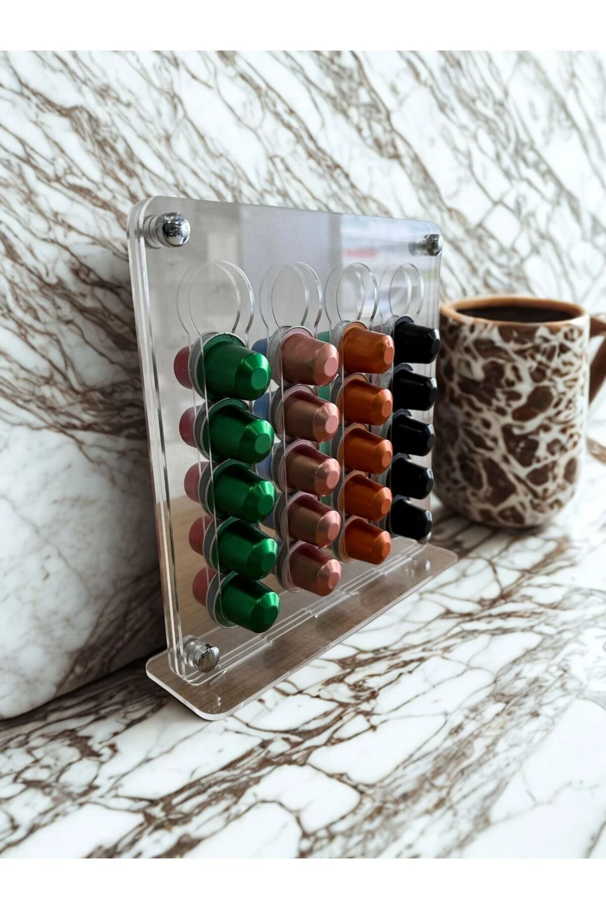 1_org_zoom Kapsül Kahve Standı (Nespresso Uyumlu 40 KAPSÜL) - Görsel 1